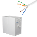 PC, gaming si accesorii - Retelistica - Cabluri si accesorii - Cablu UTP, cat 5E, CUPRU 100%, 305m, 4x2x24 AWG - eRaya NET5EUT-305 - Infinity.ro