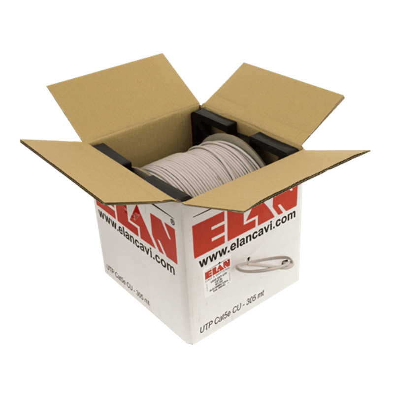 PC, gaming si accesorii - Retelistica - Cabluri si accesorii - Cablu UTP, cat 5E, CUPRU 100%, 305m UTP-CAT5e-CU - Infinity.ro