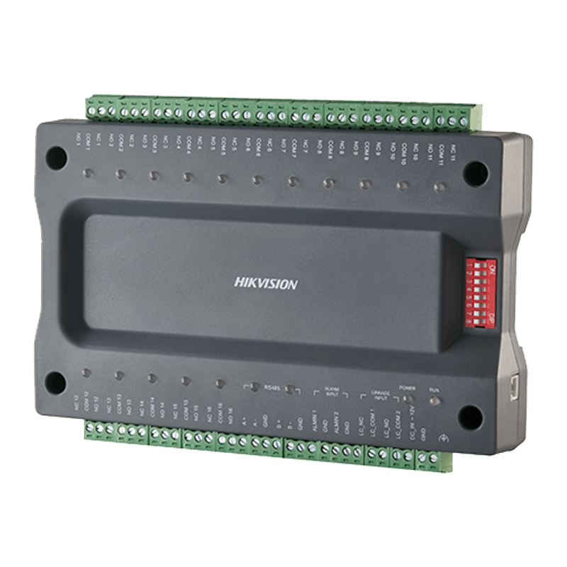 Casa si Gradina - Electrice - Smart Home - Accesorii control acces si supraveghere - Controller pentru comanda lifturi, 16 relee NO-NC, RS485 - HIKVISION DS-K2M0016A - Infinity.ro