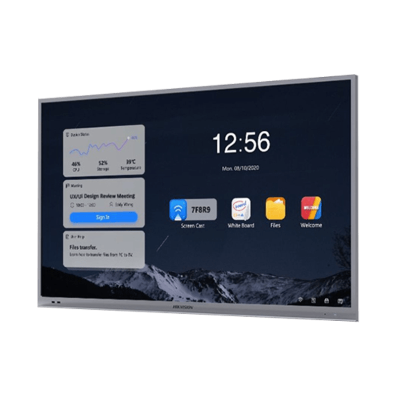 Casa si Gradina - Electrice - Smart Home - Accesorii control acces si supraveghere - Display interactiv 65', 4K, touch screen, Android, Bluetooth, Wi-Fi - HIKVISION DS-D5B65RB-C - Infinity.ro