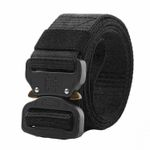 Fashion, accesorii si bijuterii - Barbati - Accesorii barbati - Curele barbati - Curea Army MBrands, catarama cobra, deschidere rapida - Crem - Infinity.ro