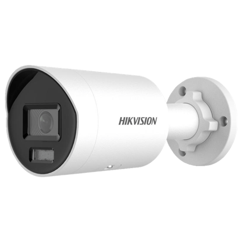 Casa si Gradina - Electrice - Smart Home - Camere de supraveghere - AcuSense, DarkFighter - Camera IP, 4MP, lentila 2.8mm, IR 40m, Mic., PoE - HIKVISION DS-2CD2046G2H-IU-2.8mm - Infinity.ro