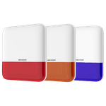 Casa si Gradina - Electrice - Smart Home - Alarme si accesorii - Sirena wireless AX PRO de exterior cu flash, led Portocaliu, 868Mhz - HIKVISION DS-PS1-E-WE-O - Infinity.ro