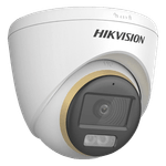 Casa si Gradina - Electrice - Smart Home - Camere de supraveghere - ColorVu, Dual Light - Camera analog 2MP, lentila 2.8mm, IR 40m, WL 40m, TVI/AHD/CVI/CVBS, Mic. - DS-2CE72DF3T-LFS-2.8mm - Infinity.ro