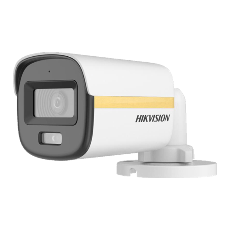 Casa si Gradina - Electrice - Smart Home - Camere de supraveghere - ColorVu, Dual Light - Camera analog 2MP, lentila 2.8mm, IR 20m, WL 20m, TVI/AHD/CVI/CVBS, Mic. - DS-2CE10DF3T-LFS-2.8mm - Infinity.ro