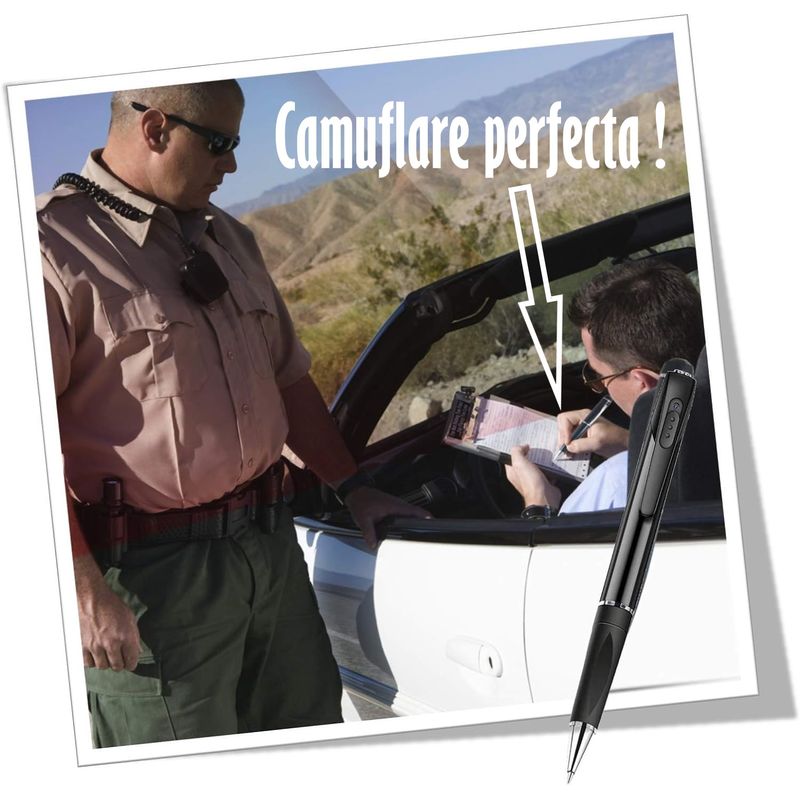 Laptop, Telefoane si Tablete - Wearables si gadgeturi - Gadgeturi - Dispozitive spionaj - Pix Spion cu Camera 1080 Full HD si Microfon, Inregistrare Audio-Video, Foto, Aparat Spion cu Camera Ascunsa - Infinity.ro