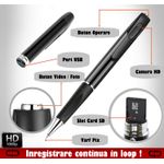 Laptop, Telefoane si Tablete - Wearables si gadgeturi - Gadgeturi - Dispozitive spionaj - Pix Spion cu Camera 1080 Full HD si Microfon, Inregistrare Audio-Video, Foto, Aparat Spion cu Camera Ascunsa - Infinity.ro