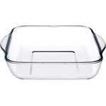 Casa si Gradina - Bucatarie si vesela - Vase pentru gatit - Vase termorezistente - Vas termorezistent Patrat, dimensiuni 256x220mm, Transparent ABYZ®™ - Infinity.ro