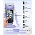 Casa si Gradina - Bucatarie si vesela - Accesorii bar - Termosuri si Cani termos - Termos cu Husa Neopren si Compartiment Smartphone, 1200 ml, Pai inclus, Otel Inoxidabil, Negru - Infinity.ro