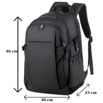 Laptop, Telefoane si Tablete - Laptopuri si accesorii - Accesorii Laptop - Genti laptop - Rucsac multifunctional, Rezistent la apa,Port incarcare USB, smart casual pentru Business/Calatorii si Laptop 15,6 inchi - Infinity.ro