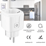 Casa si Gradina - Electrice - Prize - Set 2 Priza Smart cu contorizare si monitorizare consum energie, control Aplicatie tuya Smart Life, Suport Alexa Google - Infinity.ro