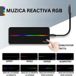 PC, gaming si accesorii/Retelistica/Hub-uri - Hub USB portabil de andocare multifunctional, 8 in 1 USB C, Port Internet, Cititor de carduri SD/TF, HDMI 4k,UBS 3.0-RGB - Infinity.ro