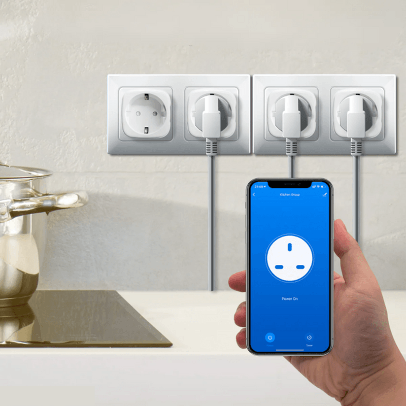 Casa si Gradina - Electrice - Prize - Set 2 Priza Smart cu contorizare si monitorizare consum energie, control Aplicatie tuya Smart Life, Suport Alexa Google - Infinity.ro