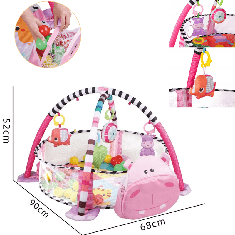 Jucarii, Copii si Bebe - Jucarii si jocuri - Jucarii bebelusi - Centre de activitati - Centru de activitati multifunctional interactiv pentru copii si bebelusi, 3 in 1 tip tarc,Bile moi si Jucarii , 0 luni + - Infinity.ro