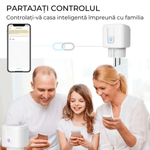 Casa si Gradina - Electrice - Prize - Set 2 Priza Smart cu contorizare si monitorizare consum energie, control Aplicatie tuya Smart Life, Suport Alexa Google - Infinity.ro