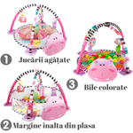 Jucarii, Copii si Bebe - Jucarii si jocuri - Jucarii bebelusi - Centre de activitati - Centru de activitati multifunctional interactiv pentru copii si bebelusi, 3 in 1 tip tarc,Bile moi si Jucarii , 0 luni + - Infinity.ro