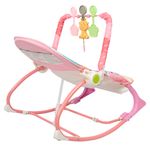 Casa si Gradina - Mobilier - Mobilier copii - Balansoare, leagane si hamace - Balansoar si scaun electric 3 in 1 pentru bebelusi, Multifunctional cu Cantece si vibratii linistitoare, Centura,jucarii - Infinity.ro