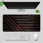 PC, gaming si accesorii - Periferice PC - Mousepad - MousePad mare, Suprafata moale, Baza Anti-Alunecare Cauciucata, Impermeabil pentru protectie birou, 800x300x4mm, Negru - Infinity.ro