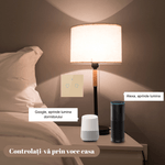 Casa si Gradina - Electrice - Accesorii electrice - Accesorii prize si intrerupatoare - Intrerupator inteligent cu touch, Wireless, Wi-fi, 2 Canale, Sticla Securizata, Compatibil iOS/Android-Tuya,Amazon Alexa - Infinity.ro