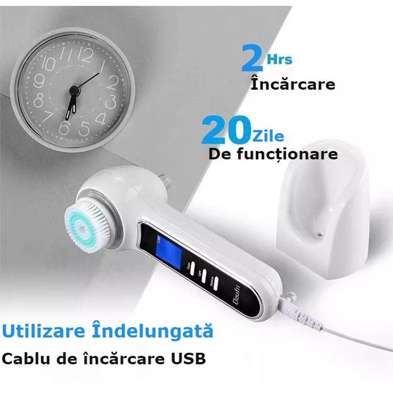 Ingrijire personala si Cosmetice - Aparate & accesorii ingrijire personala - Aparate cosmetice - Aparate intretinere si ingrijire corporala - Aparat Profesional pentru Indepartarea punctelor Negre, curatare faciala 5in1, Indepartarea porilor,Exfoliere,Demachiant - Infinity.ro