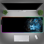 PC, gaming si accesorii - Periferice PC - Mousepad - MousePad profesional Gaming RGB mare XXL, Lumini LED, Suprafata moale, Baza Anti-Alunecare Cauciucata, 900x400x4mm - Infinity.ro