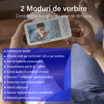 Casa si Gradina - Mobilier - Mobilier copii - Monitoare video copii - Baby Monitor WiFi 2in1 cu Camera Audio-Video Multi View, UltraHD/5” Night Vision, Aplicatie Telefon, Rotire 355°/90° - Infinity.ro