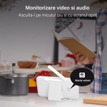 Casa si Gradina - Mobilier - Mobilier copii - Monitoare video copii - Baby Monitor WiFi 2in1 cu Camera Audio-Video Multi View, UltraHD/5” Night Vision, Aplicatie Telefon, Rotire 355°/90° - Infinity.ro