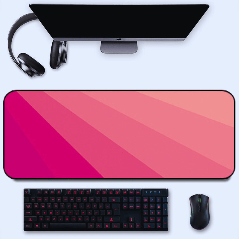PC, gaming si accesorii - Periferice PC - Mousepad - MousePad mare XXL, Margini cusute, Suprafata moale,Anti-Alunecare Cauciucata, Impermeabil, protectie birou, 900x400x4mm - Infinity.ro