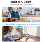 Casa si Gradina - Mobilier - Mobilier copii - Monitoare video copii - Baby Monitor WiFi 2in1 cu Camera Audio-Video Multi View, UltraHD/5” Night Vision, Aplicatie Telefon, Rotire 355°/90° - Infinity.ro