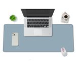 PC, gaming si accesorii - Periferice PC - Mousepad - MousePad mare, din Piele PU pentru protectie birou, VisionHub®, Suprafata moale, Impermeabil, Anti-Alunecare, 80x40cm - Infinity.ro