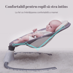 Jucarii, Copii si Bebe - Jucarii si jocuri - Jucarii de exterior - Leagane copii - Leagan Electric Multifunctional Pentru Bebelusi, Bluetooth, Intensitate Reglabila 4 viteze, Jucarii/Melodii, Telecomanda - Infinity.ro