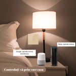 Casa si Gradina - Electrice - Accesorii electrice - Accesorii prize si intrerupatoare - Intrerupator inteligent cu touch, Wireless, Wi-fi, 1 Canal, din Sticla Securizata, Compatibil iOS/Android,Aplicatie Tuya - Infinity.ro