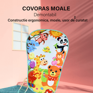 Saltea de activitati pentru bebelusi, Jucarii interactive, cu muzica si luminite, jucarie muzicala baieti/fete, 0 luni