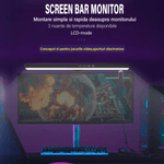 Casa si Gradina - Corpuri si surse de iluminat - Veioze si lampi - Veioze - Lampa LED pentru monitor, RGB Gaming Backlight, Reglabila cu 7 culori, Reglare temperatura lumina 2900k-6200k, USB,40 CM - Infinity.ro