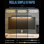 Casa si Gradina - Corpuri si surse de iluminat - Veioze si lampi - Veioze - Lampa LED pentru monitor, RGB Gaming Backlight, Reglabila cu 7 culori, Reglare temperatura lumina 2900k-6200k, USB,40 CM - Infinity.ro