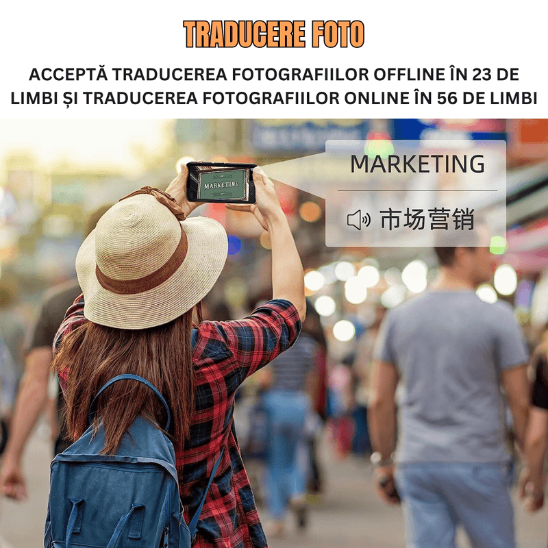 Laptop, Telefoane si Tablete - Wearables si gadgeturi - Gadgeturi - Dispozitive anti-pierdere - Traducator intelligent bidirectional in timp real,Traducere vocala instantanee online in 135 de limbi,translator cu WIFI - Infinity.ro