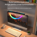 Casa si Gradina - Corpuri si surse de iluminat - Veioze si lampi - Veioze - Lampa LED pentru monitor, RGB Gaming Backlight, Reglabila cu 7 culori, Reglare temperatura lumina 2900k-6200k, USB,40 CM - Infinity.ro