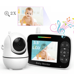 Casa si Gradina - Mobilier - Mobilier copii - Monitoare video copii - Sistem monitorizare cu Camera Video-Audio pentru supraveghere bebelusi, VisionHub®, Baby Monitor cu Ecran HD 3.5 inch - Infinity.ro
