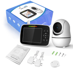 Casa si Gradina - Mobilier - Mobilier copii - Monitoare video copii - Sistem monitorizare cu Camera Video-Audio pentru supraveghere bebelusi, VisionHub®, Baby Monitor cu Ecran HD 3.5 inch - Infinity.ro