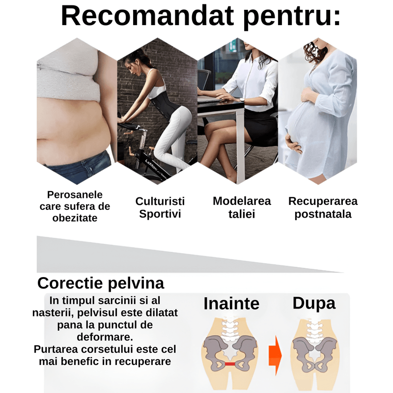 Fashion, accesorii si bijuterii - Femei - Lenjerie si pijamale femei - Lenjerie intima femei - Corset BiXXBi W, Modelator, Postnatal, Premium, Perforat, 9 Spire Otel de Sustinere, 26 Cm Inaltime, Marime L, Bej - Infinity.ro