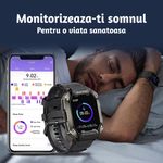 Laptop, Telefoane si Tablete - Wearables si gadgeturi - Wearables - Smartwatch-uri - Ceas Smartwatch SATM C20 Axeloni®, Bluetooth 5.0, certificare IP68, Monitorizare 24h, Activitati Fizice, Somn, Negru - Infinity.ro