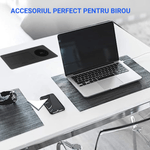 Casa si Gradina - Electrice - Prize - Priza Incorporabila in mobilier, ATOMKIT, 1 Prize Schuko, USB-A+C, WIRELESS, Conductori cupru,, Cablu 1.8 m, Negru - Infinity.ro