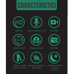 TV, Audio-Video si Foto - Camere video - Camere video compacte - Camera sport, WIFI, Filmare HD 1080P Reducere a zgomotului, Detectie a Miscarii, Infrarosu, Rotire 180°, Autostocare - Infinity.ro