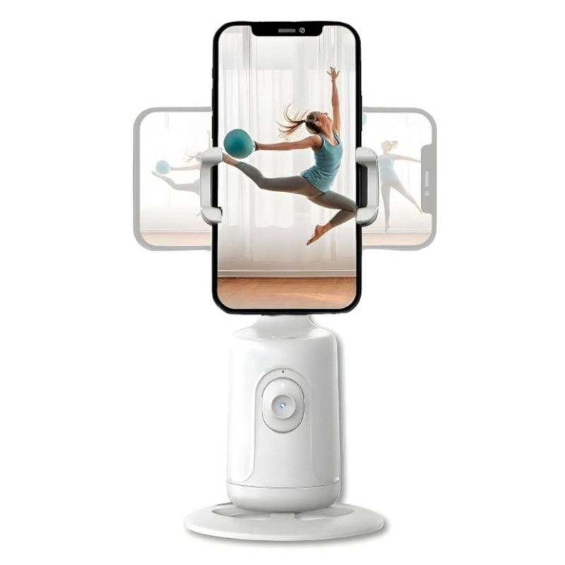 TV, Audio-Video si Foto - Aparate foto si accesorii - Accesorii foto si video - Stabilizatoare de imagine - Stabilizator AI Gimbal, Recunoastere si Urmarire a Fetei, Rotire 360° Orizontala si Verticala, Pendulare Fata/Spate 180° - Infinity.ro