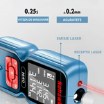 Casa si Gradina - Constructii - Scule de mana si unelte - Unelte de masurat - Telemetru cu Laser 100m, Valori Multiple de Masurare, Precizie ±2mm, Tip Laser 620~690nm, Viteza de Masurare 0.25secunde - Infinity.ro