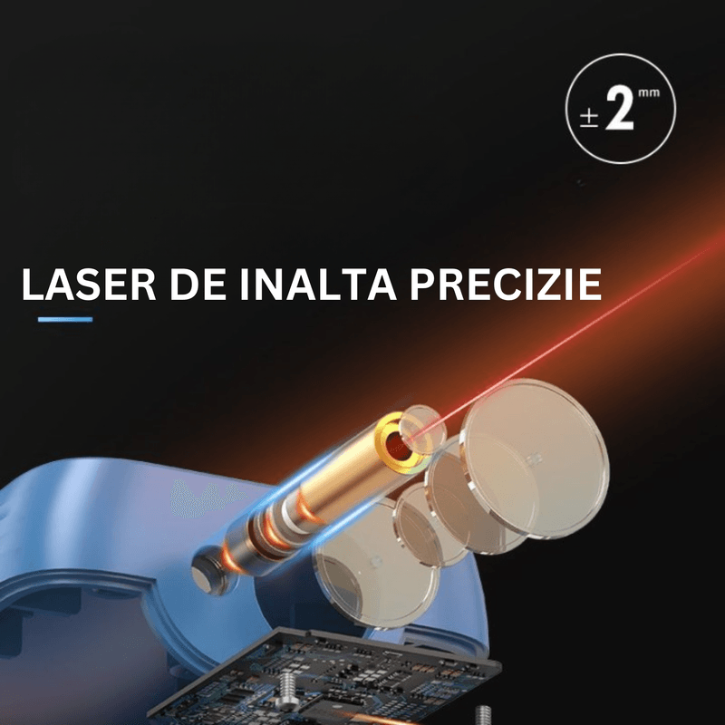 Casa si Gradina - Constructii - Scule de mana si unelte - Unelte de masurat - Telemetru cu Laser 100m, Valori Multiple de Masurare, Precizie ±2mm, Tip Laser 620~690nm, Viteza de Masurare 0.25secunde - Infinity.ro