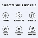 TV, Audio-Video si Foto - Portabile audio - Casti audio - Casti Wireless, BT5.3, MicrofonHD, Control Tactil, Afisaj Digital, Anulare Zgomot, Fast Charge, Rezistente la Apa, Negru - Infinity.ro