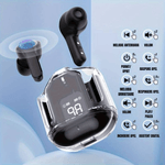 TV, Audio-Video si Foto - Portabile audio - Casti audio - Casti Wireless, BT5.3, MicrofonHD, Control Tactil, Afisaj Digital, Anulare Zgomot, Fast Charge, Rezistente la Apa, Negru - Infinity.ro