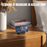 Laptop, Telefoane si Tablete - Telefoane mobile si accesorii - Accesorii Telefoane - Incarcatoare telefoane - Incarcator Wireless Magnetic 3 in 1, Pliabil, FastCharge Qi 15W, Compatibil iPhone Magsafe, Samsung, Negru - Infinity.ro