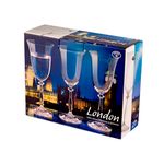 Casa si Gradina - Bucatarie si vesela - Cani si pahare - Pahare - Set 3 pahare cu picior London, sticla, 350 ml - Infinity.ro